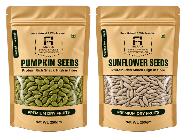 Premium Pumpkin & Sunflower Seeds Combo – 500g