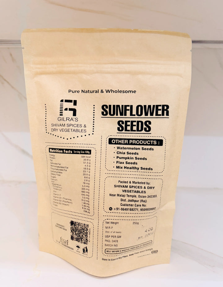 Premium Sunflower Seeds – 250g